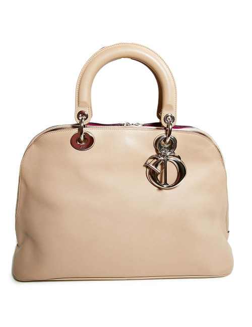 Sac DIOR cuir d'agneau beige