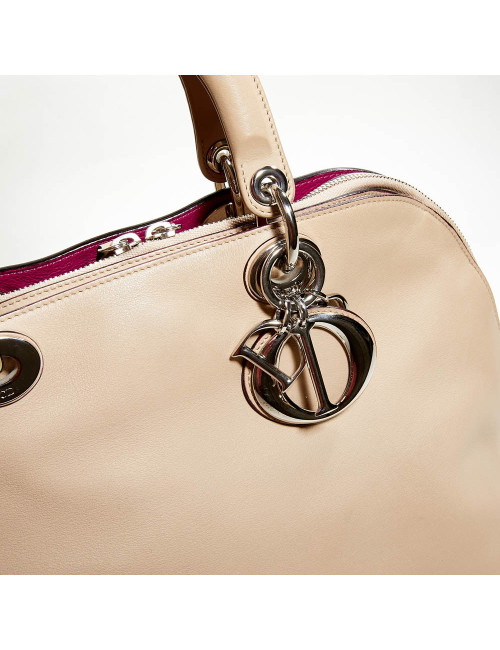Sac DIOR cuir d'agneau beige