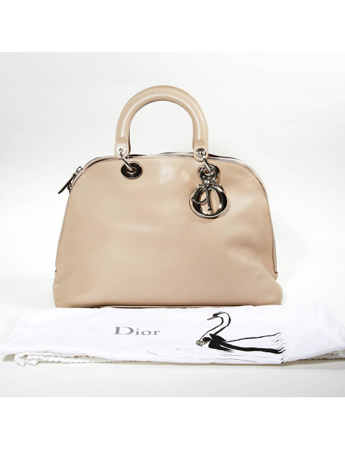 Sac DIOR cuir d'agneau beige
