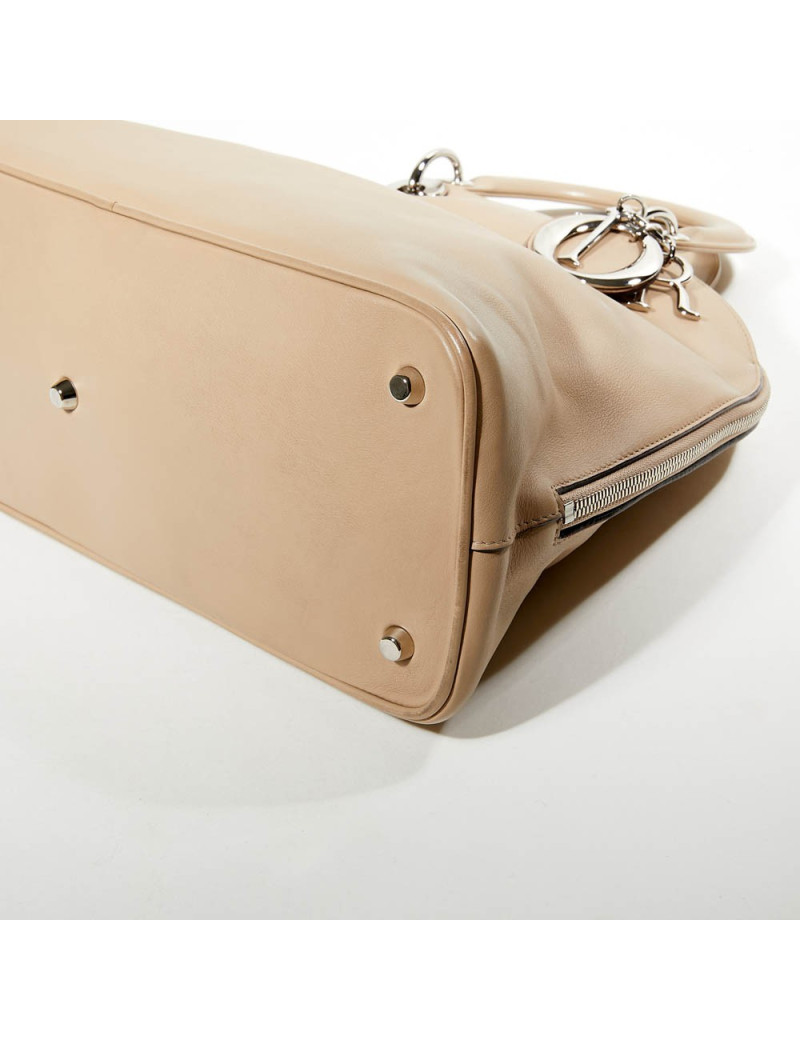 Sac DIOR cuir d'agneau beige