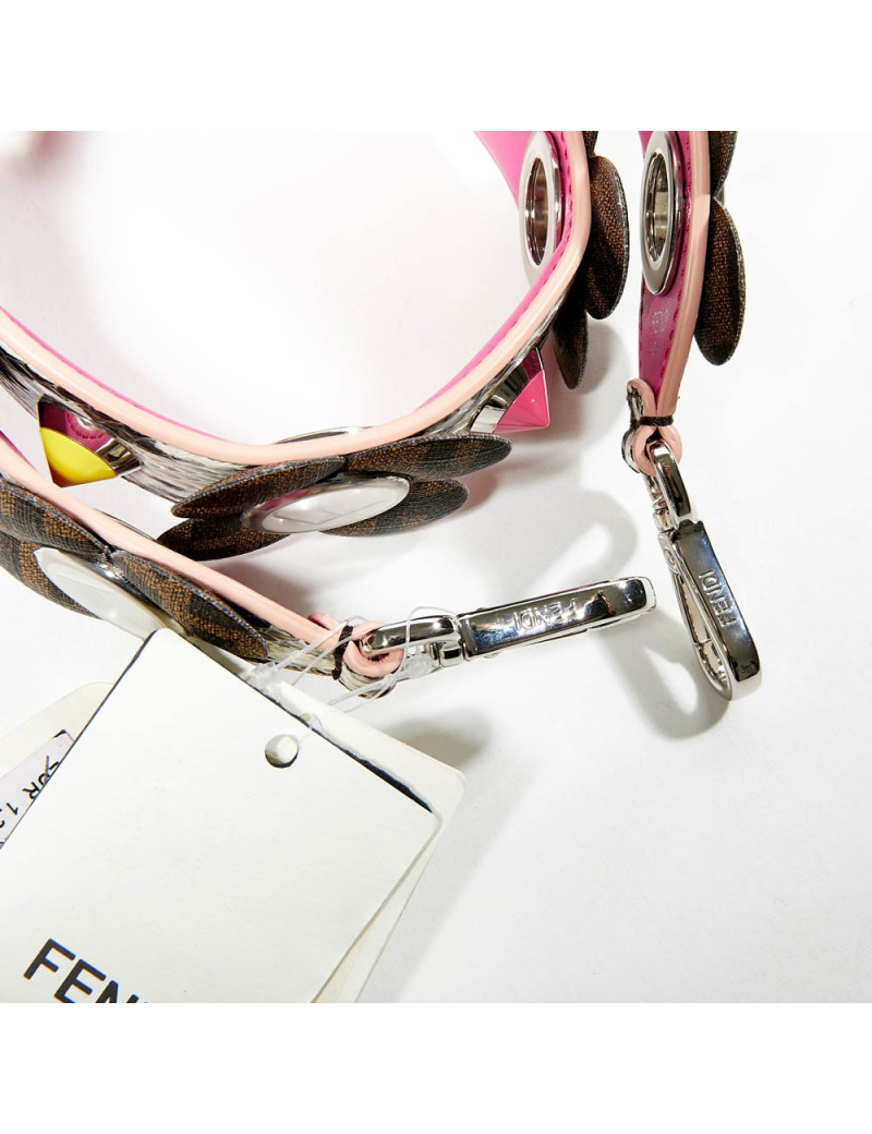 Bandoulière FENDI python multicolore