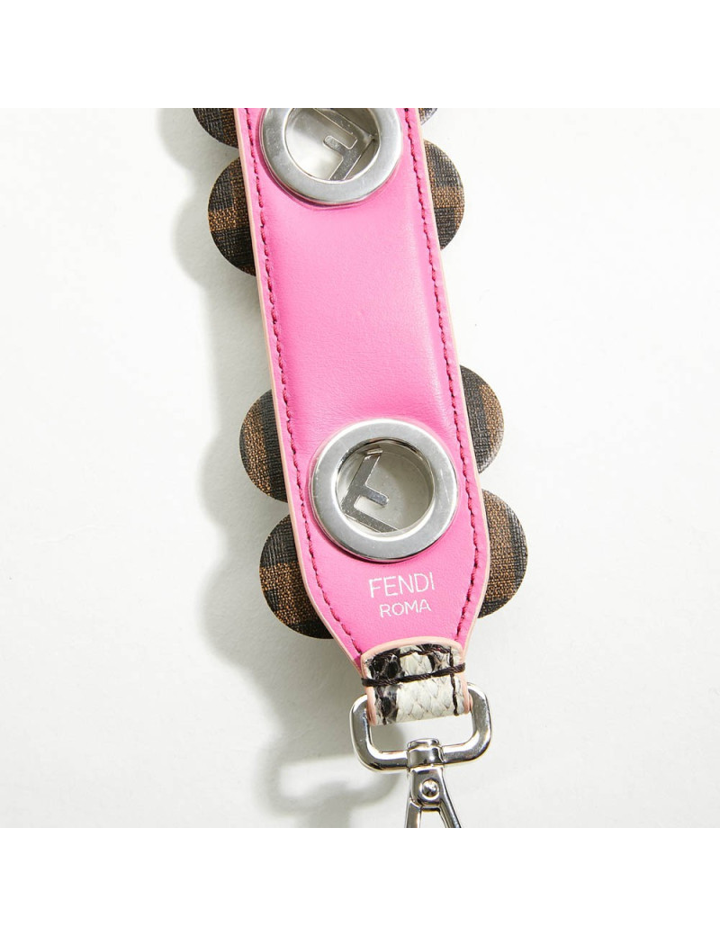 Bandoulière FENDI python multicolore