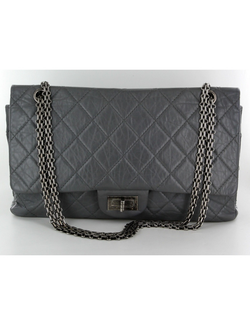 Sac Chanel 2.55 gris