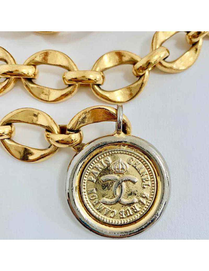 Ceinture CHANEL chaine dorée 80'