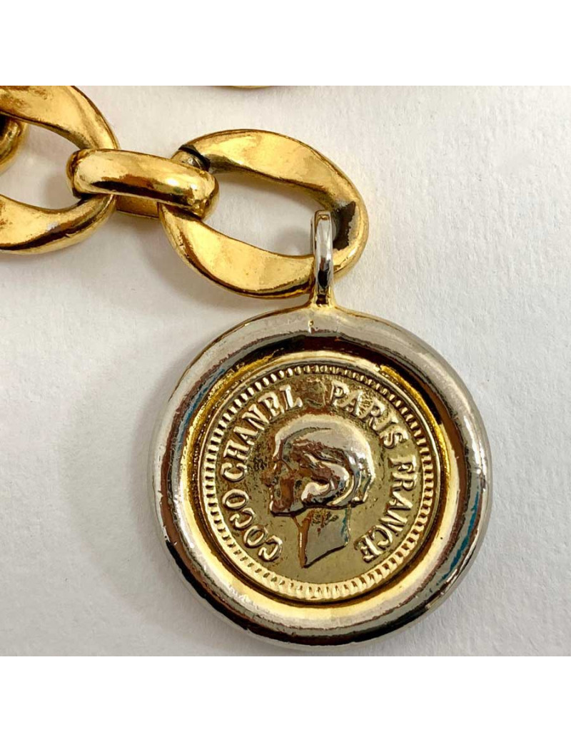 Ceinture CHANEL chaine dorée 80'