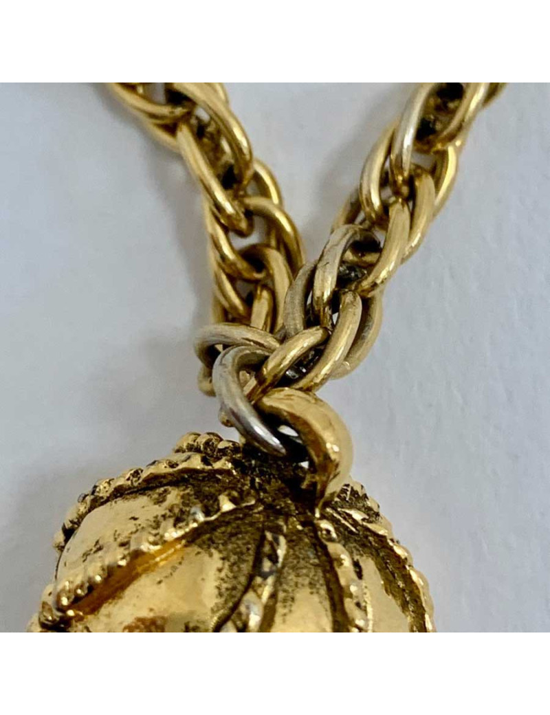 Sautoir CHANEL CC strass