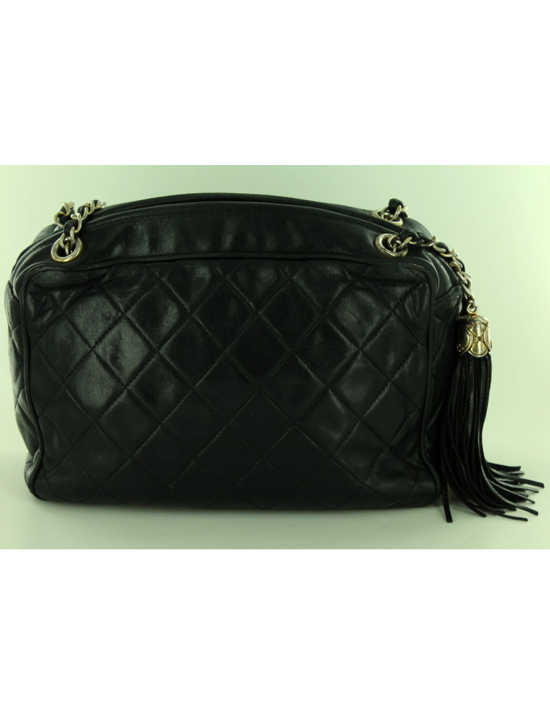 Sac Caméra CHANEL Vintage noir