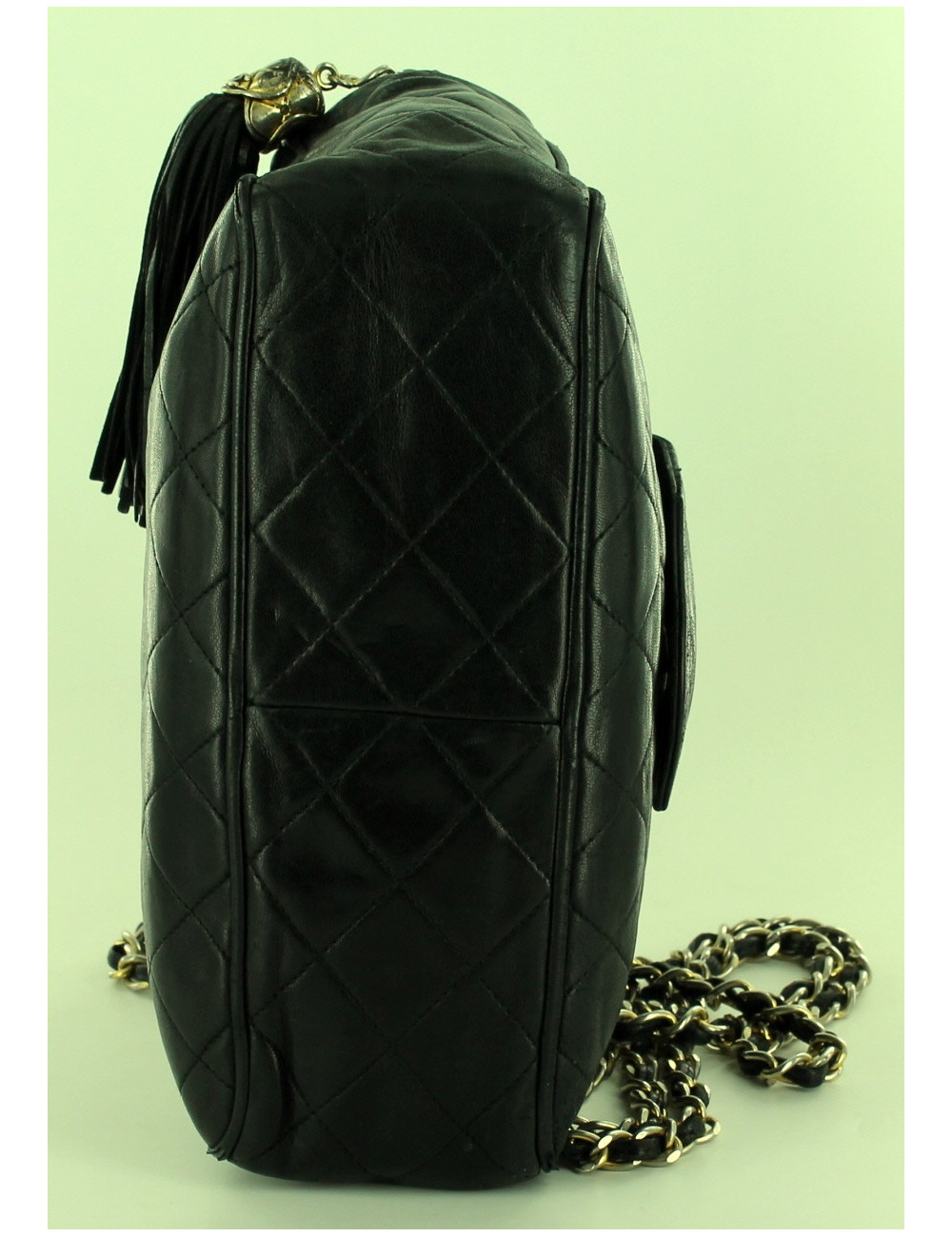 Sac Caméra CHANEL Vintage noir