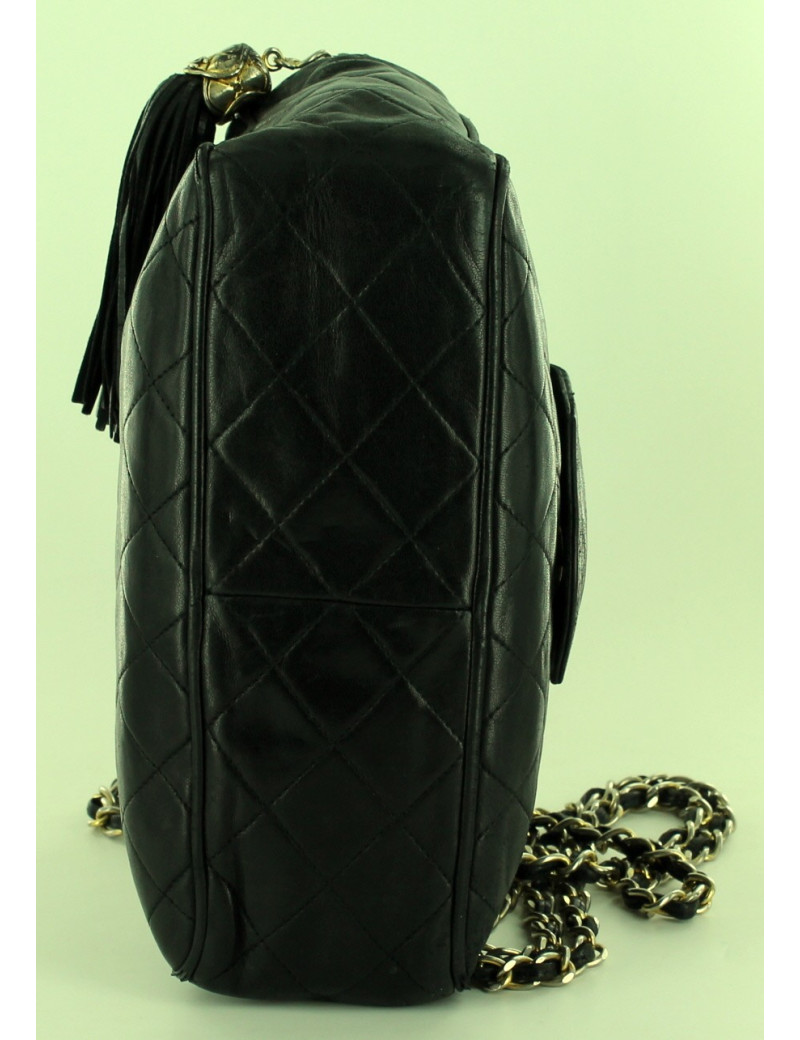 Sac Caméra CHANEL Vintage noir