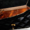 Mini sac CHANEL Couture velours de soie noir