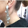 Boucles d'oreille MARGUERITE DE VALOIS pendantes
