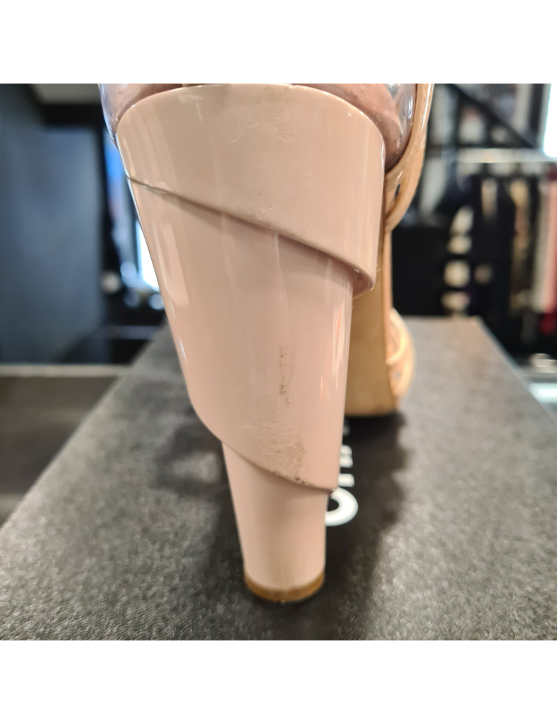 Chaussures ouvertes CHANEL T 41ROSE