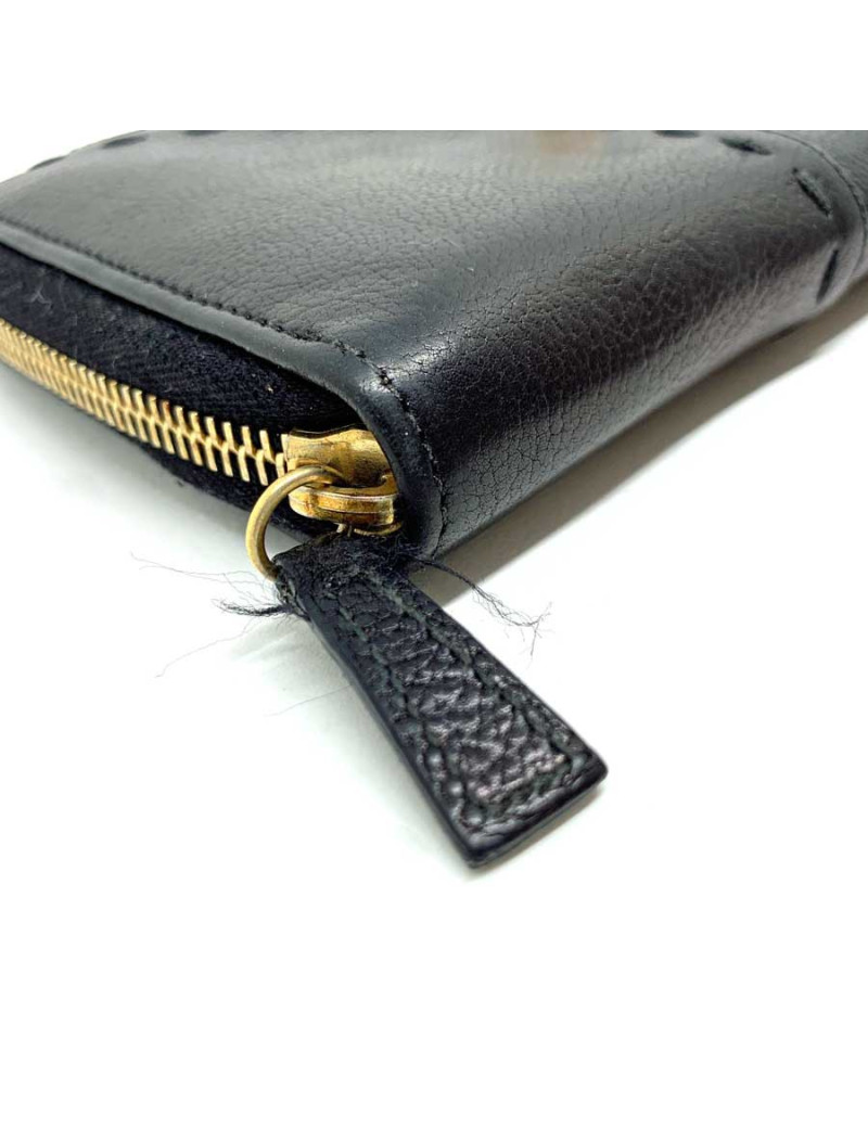 Compagnon YSL SAINT LAURENT cuir noir