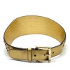 Gucci golden leather belt 