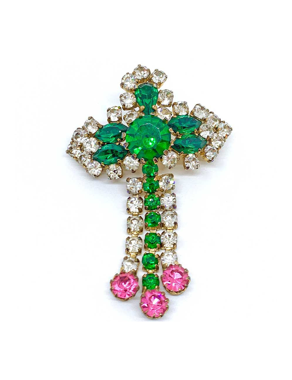 broche croix anonyme