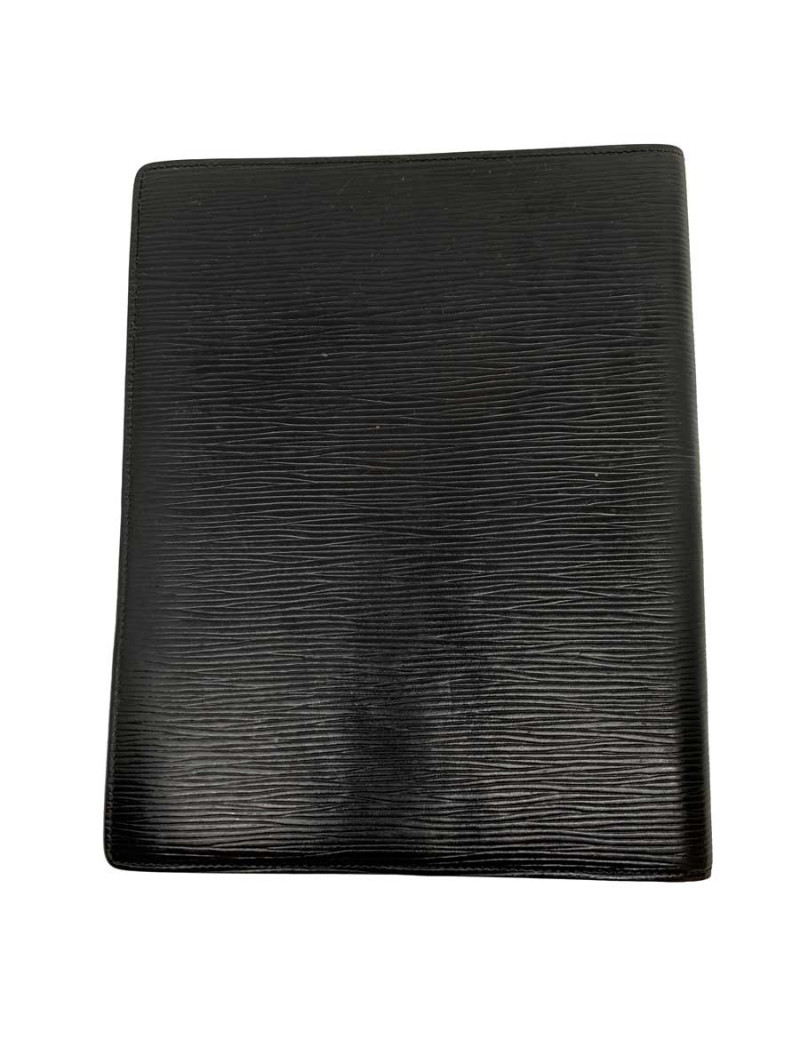 Porte agenda LOUIS VUITTON cuir epi noir
