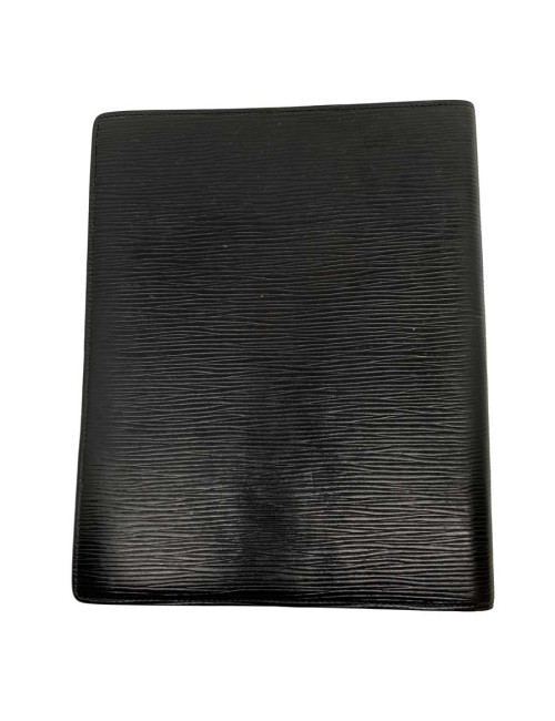 Porte agenda LOUIS VUITTON cuir epi noir