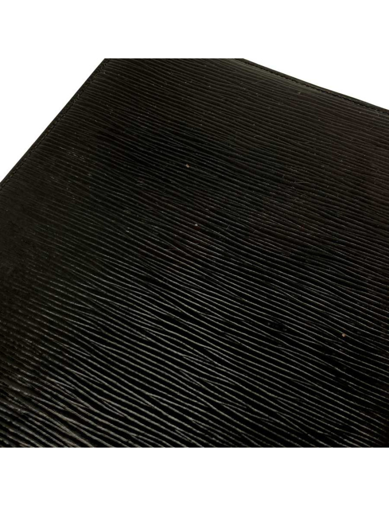 Porte agenda LOUIS VUITTON cuir epi noir