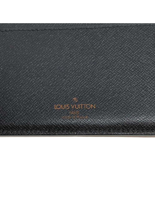 Porte agenda LOUIS VUITTON cuir epi noir