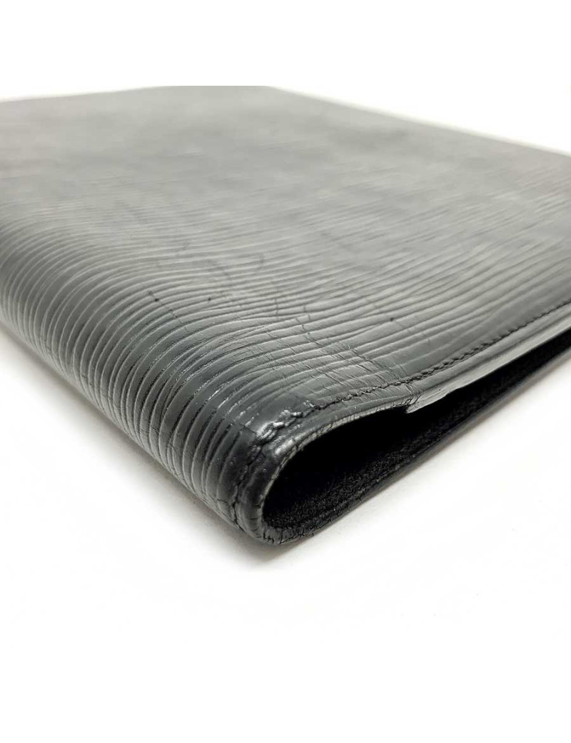 Porte agenda LOUIS VUITTON cuir epi noir