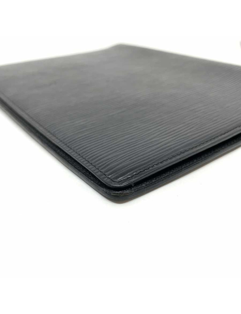 Porte agenda LOUIS VUITTON cuir epi noir
