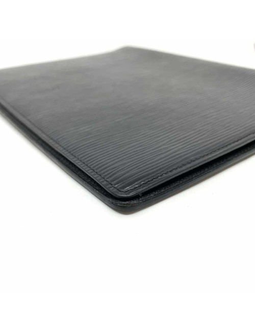 Porte agenda LOUIS VUITTON cuir epi noir
