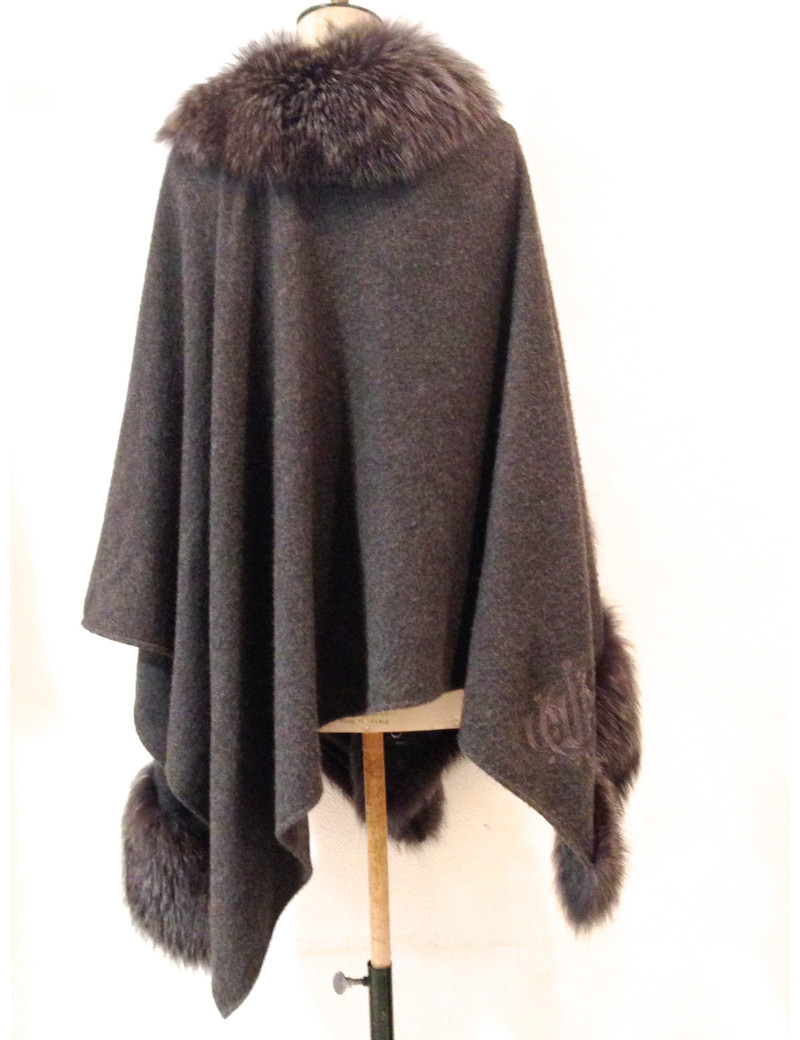 Etole CHRISTIAN DIOR COUTURE cachemire renard