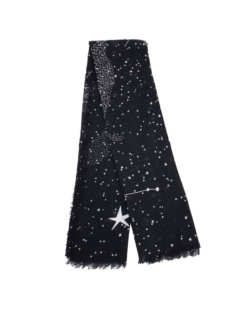 Châle CHRISTIAN DIOR noir Le Verseau