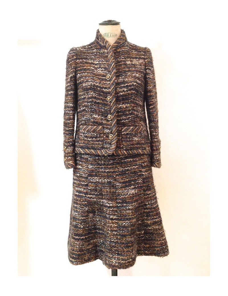 Tailleur haute couture CHANEL en tweed