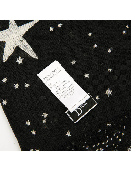 Châle CHRISTIAN DIOR noir Le Verseau