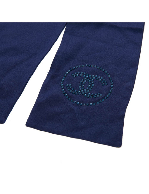 Twilly CHANEL soie bleue