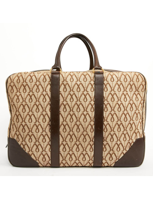 Cabas MORABITO toile et cuir Monogramme