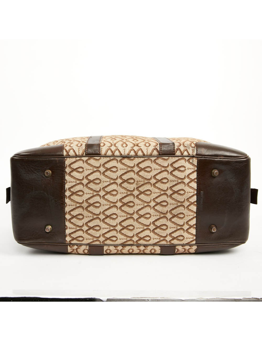 Cabas MORABITO toile et cuir Monogramme