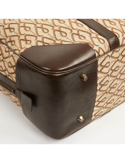 Cabas MORABITO toile et cuir Monogramme