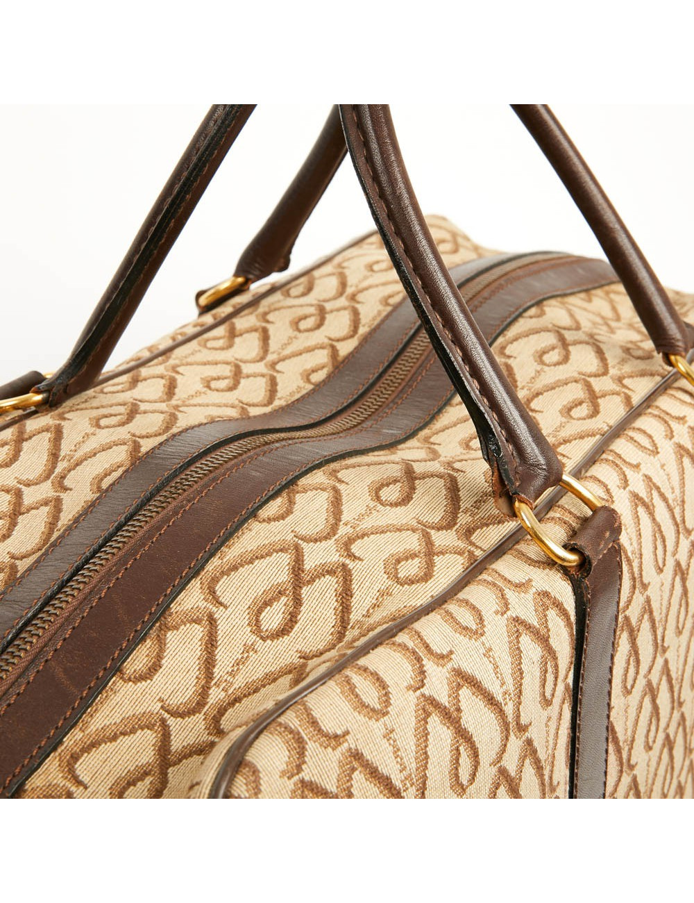 Cabas MORABITO toile et cuir Monogramme