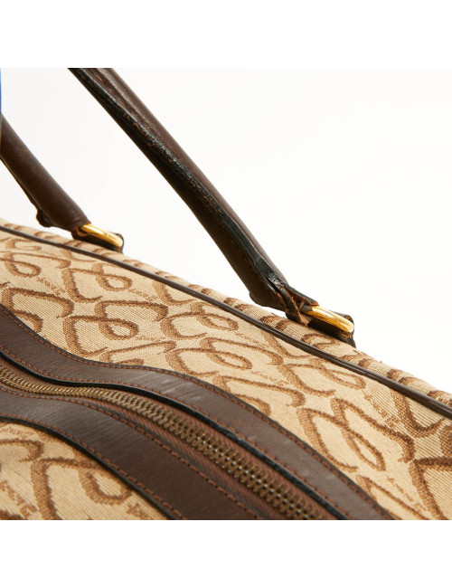 Cabas MORABITO toile et cuir Monogramme