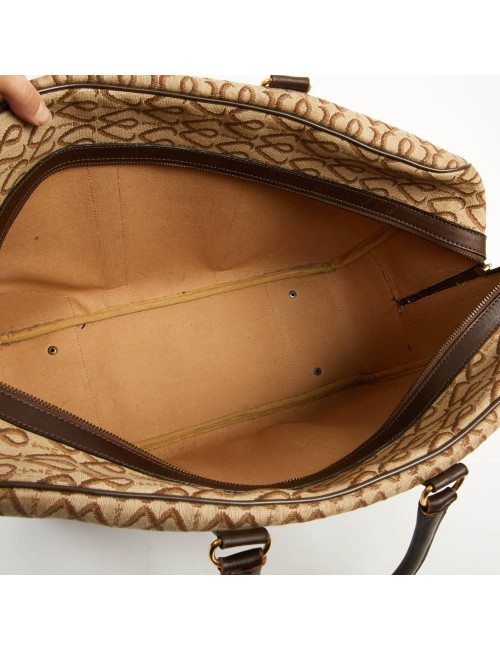 Cabas MORABITO toile et cuir Monogramme