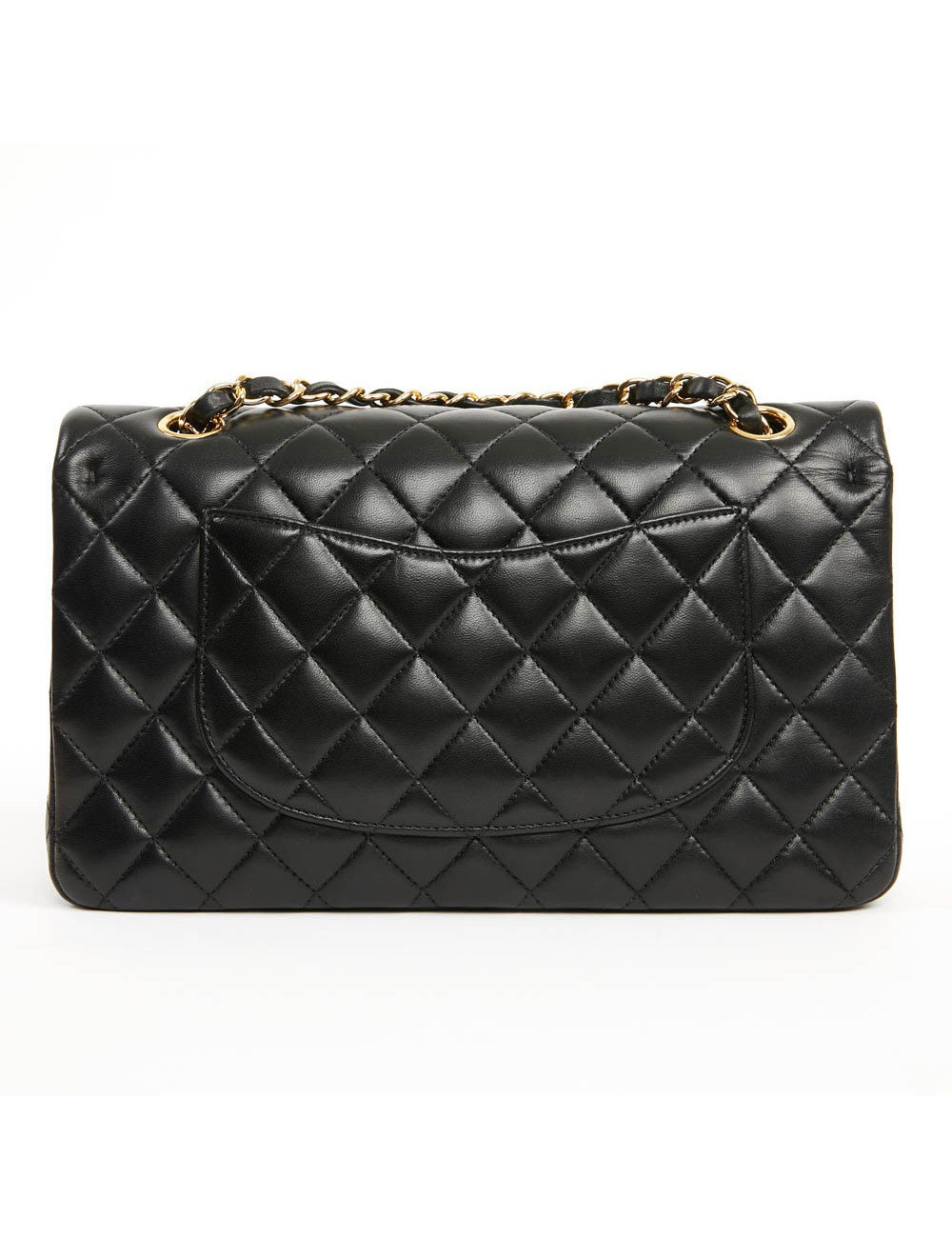 Timeless chanel cuir d'agneau noir 