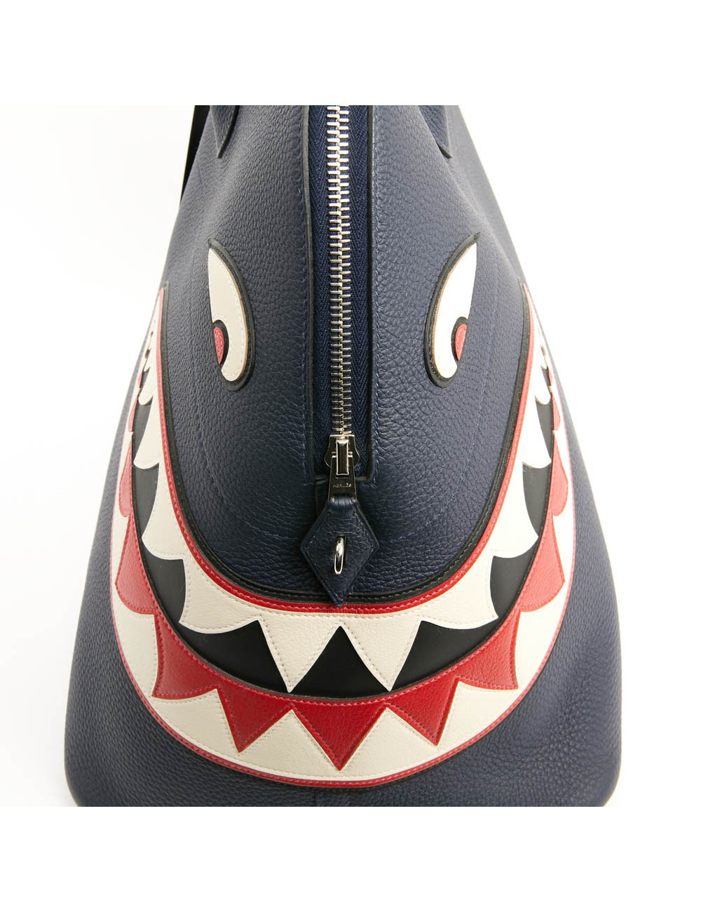 Bolide HERMES Shark togo bleu nuit