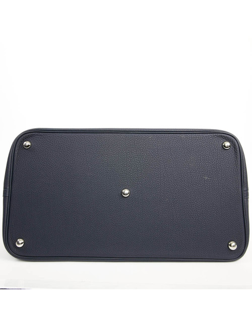 Bolide HERMES Shark togo bleu nuit