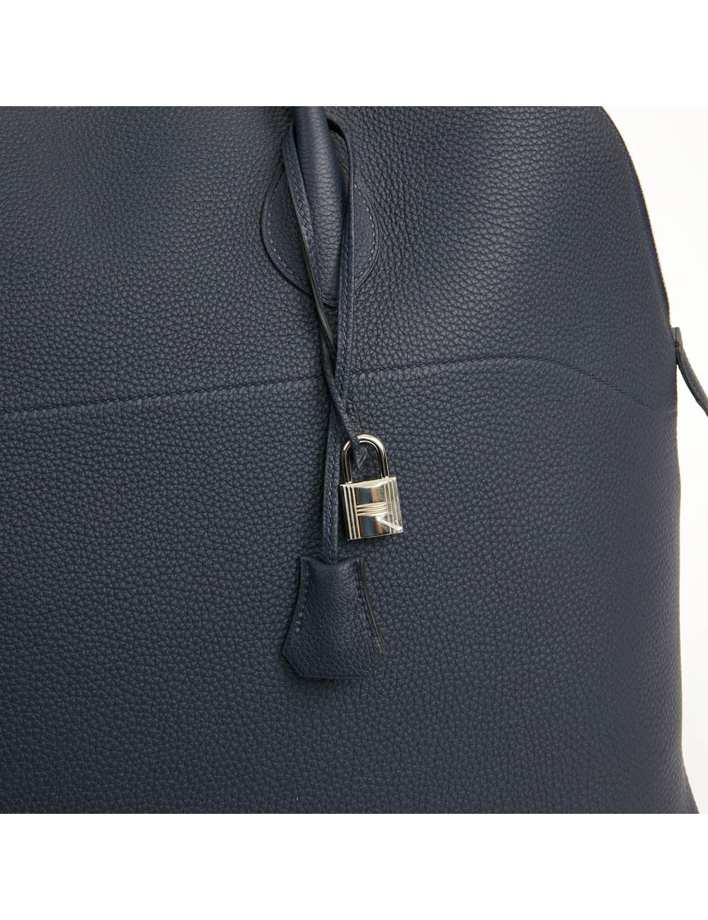 Bolide HERMES Shark togo bleu nuit