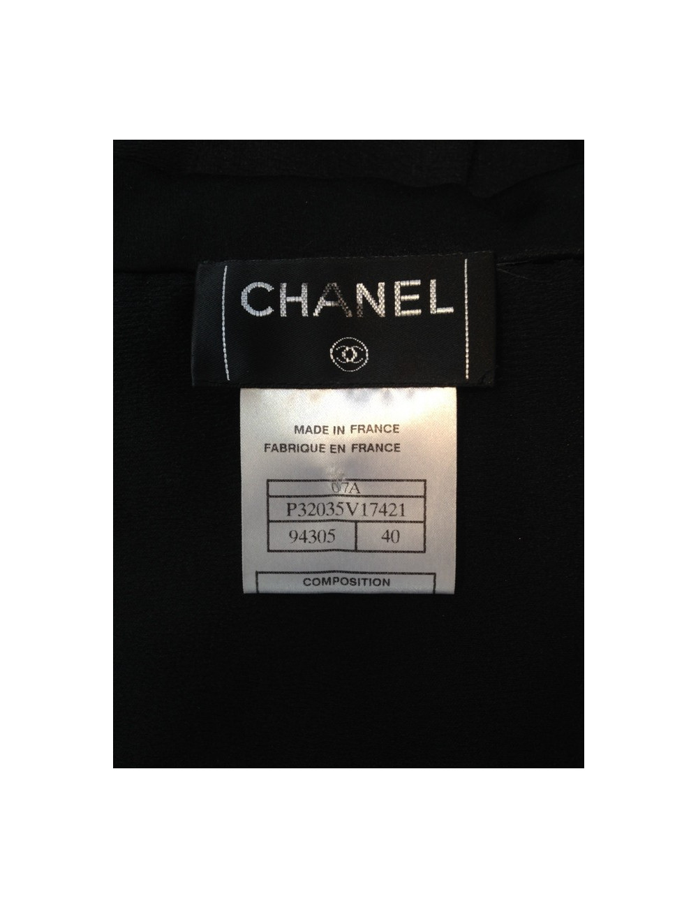 Blouse CHANEL en soie