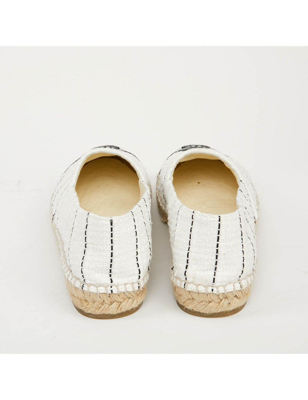CHANEL Espadrilles Tweed Pat T 39