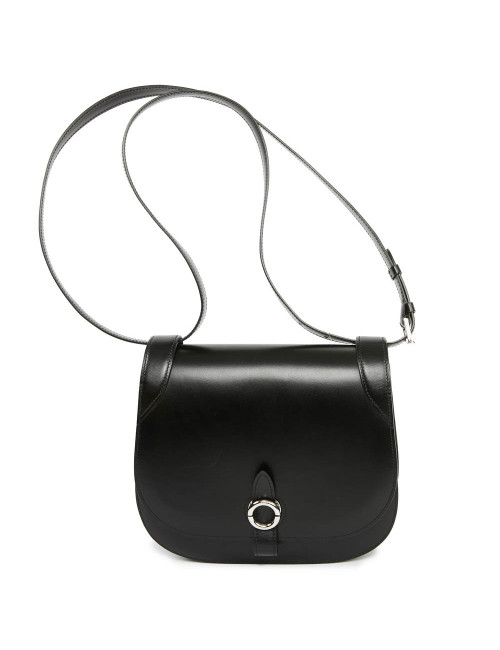Sac à main MOYNAT cuir lisse noir
