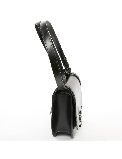 Sac à main MOYNAT cuir lisse noir