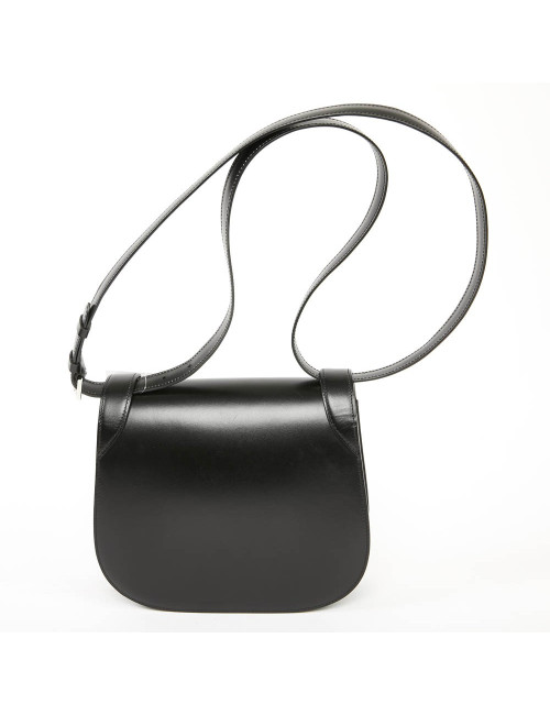 Sac à main MOYNAT cuir lisse noir