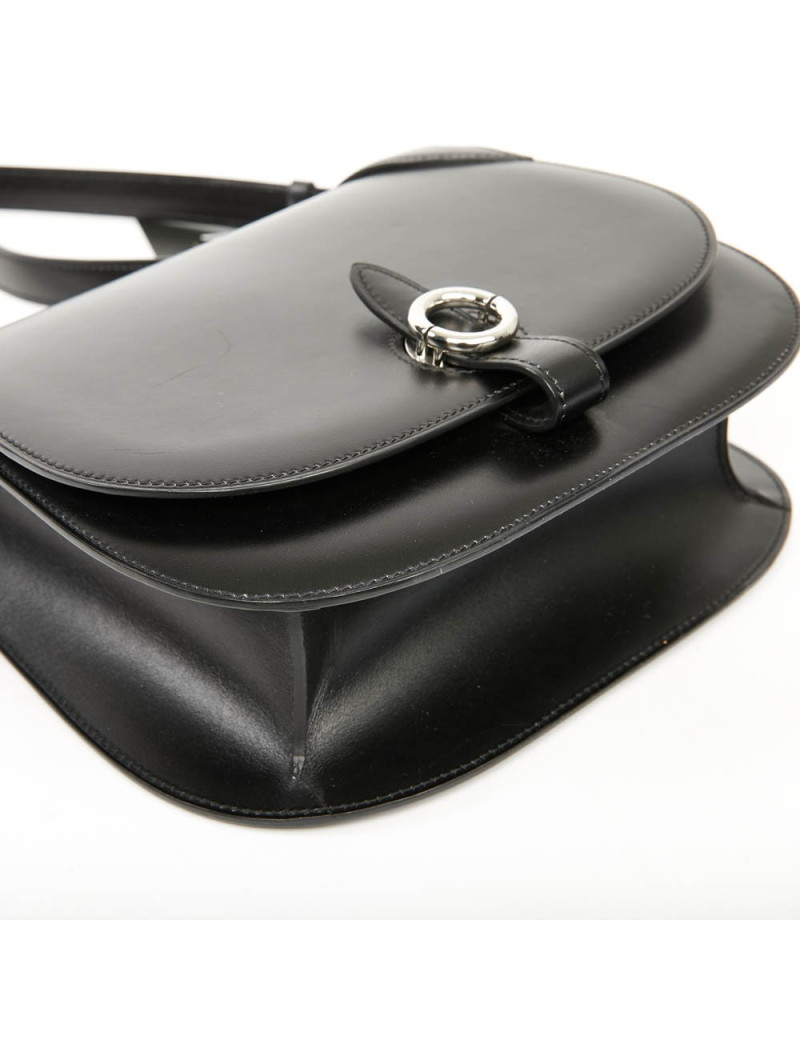 Sac à main MOYNAT cuir lisse noir