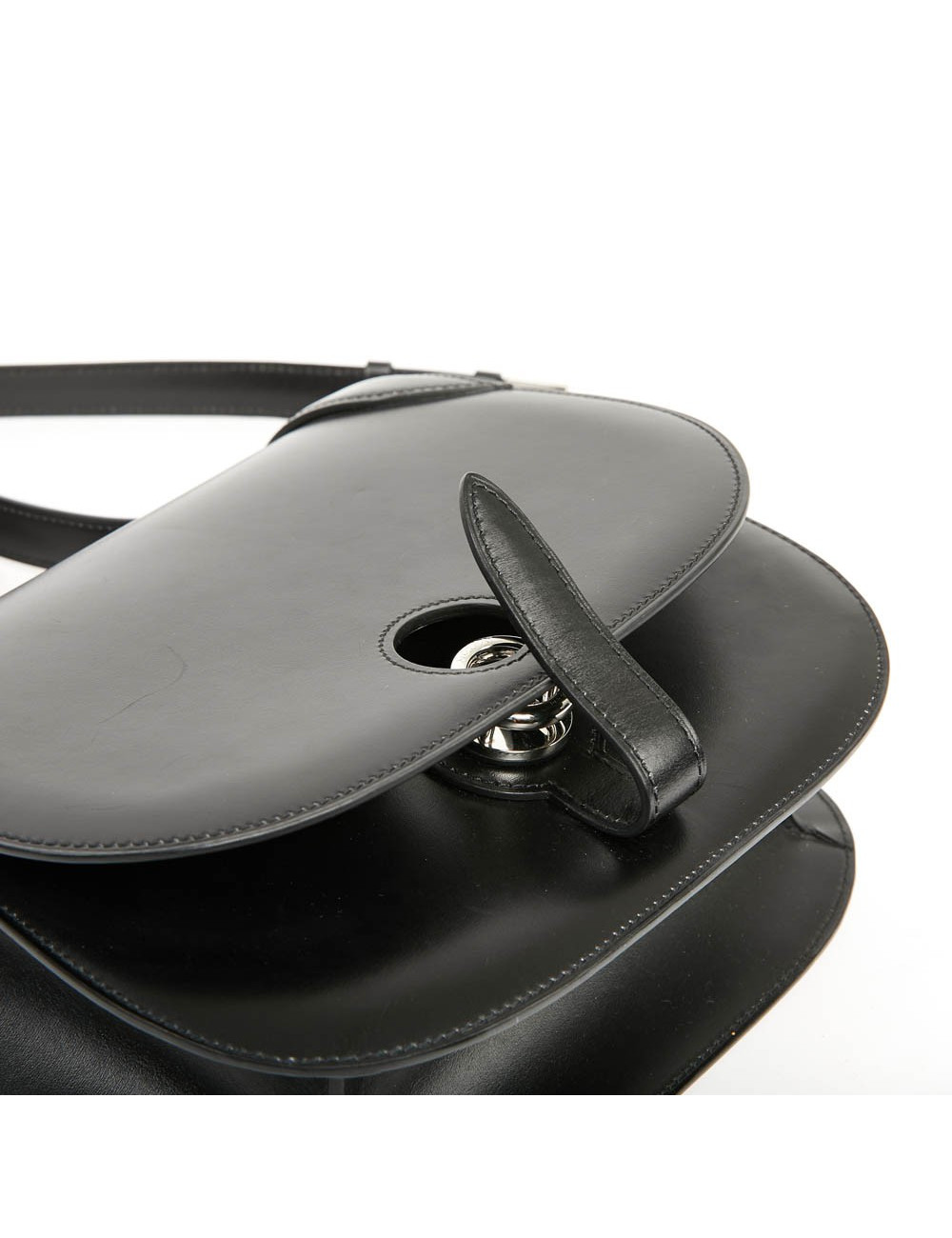 Sac à main MOYNAT cuir lisse noir