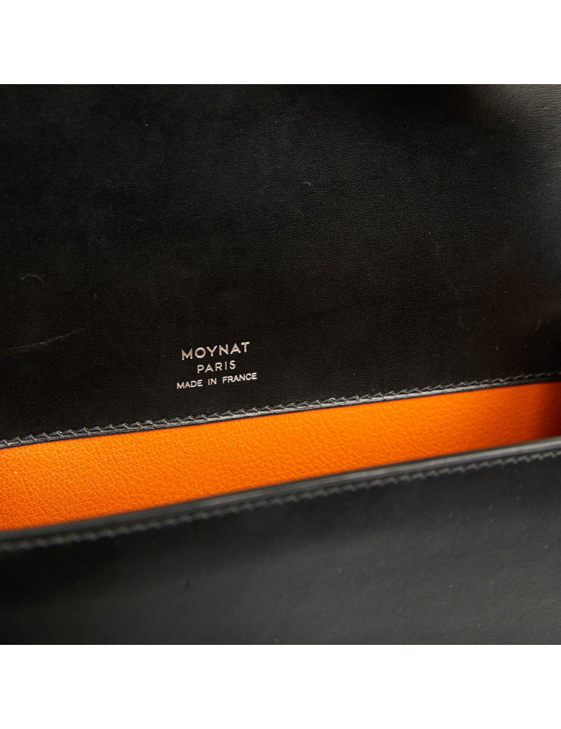 Sac à main MOYNAT cuir lisse noir