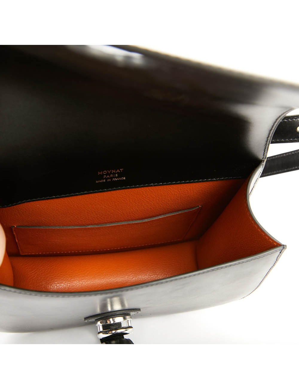 Sac à main MOYNAT cuir lisse noir